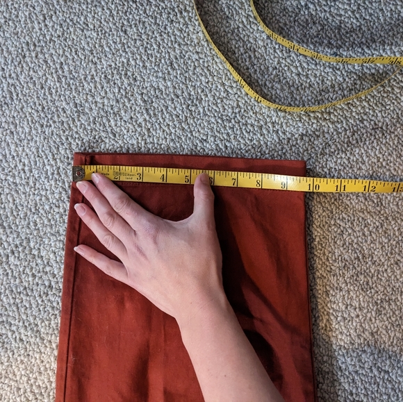 COPY - L. F. Markey rust wide leg high waist trouser pants - Picture 4 of 5